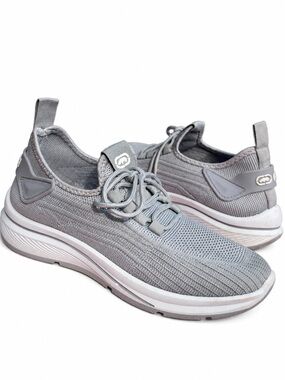 Ecko Red Knit Lace Up Sneaker Gray Women's Size 7